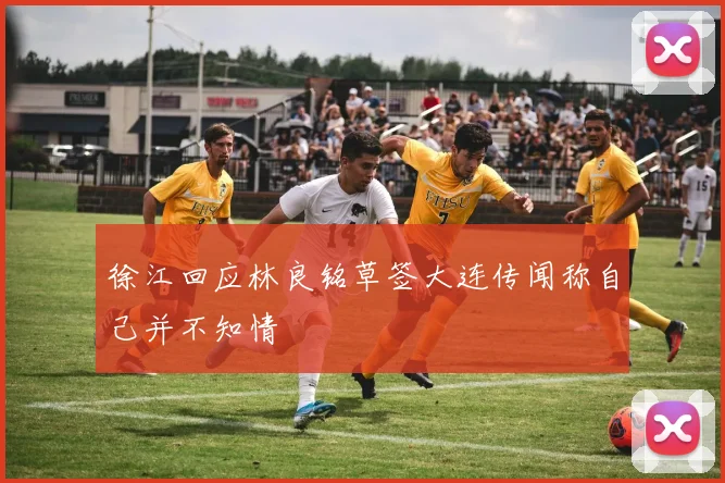 徐江回应林良铭草签大连传闻称自己并不知情